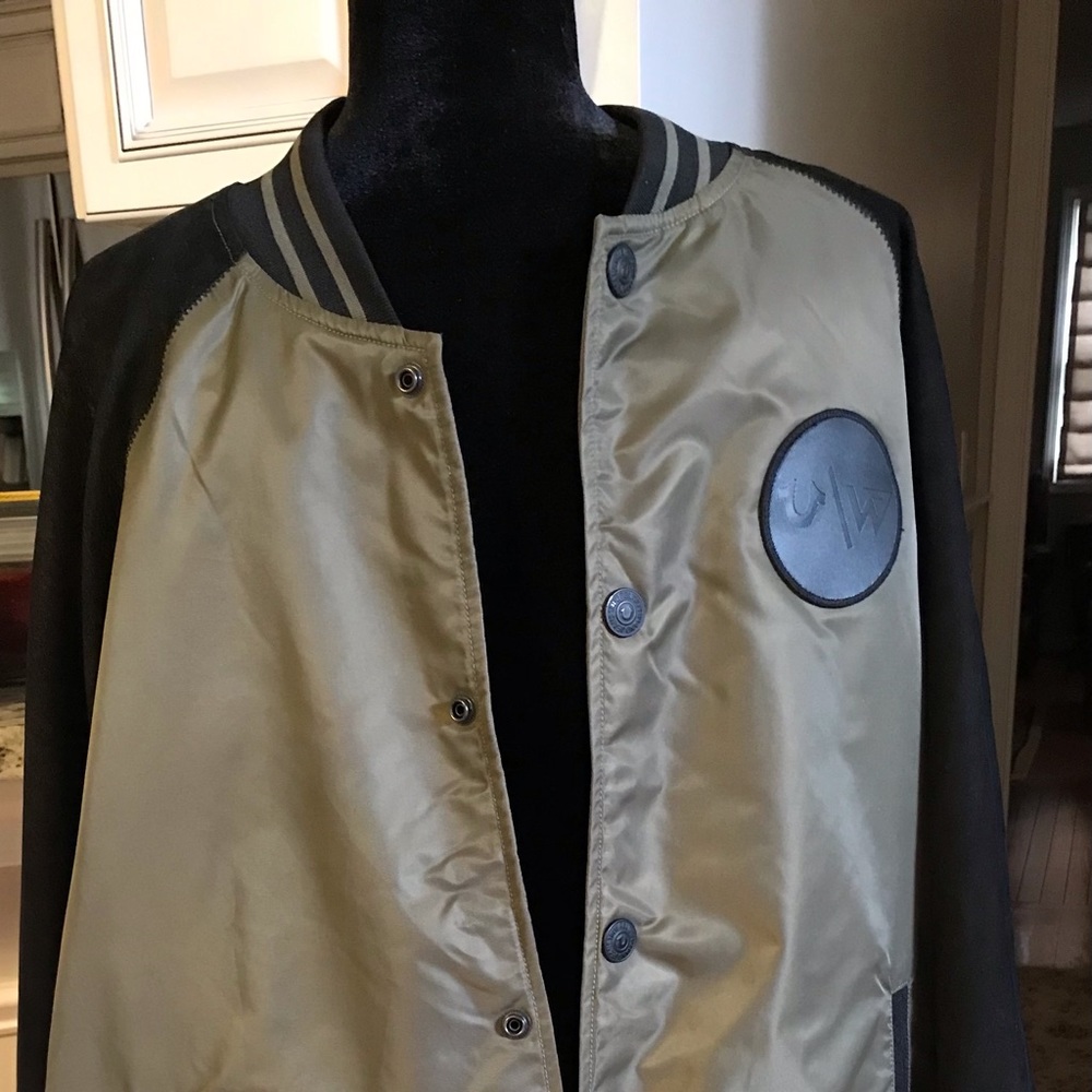 True Religion varsity Bomber Jacket.